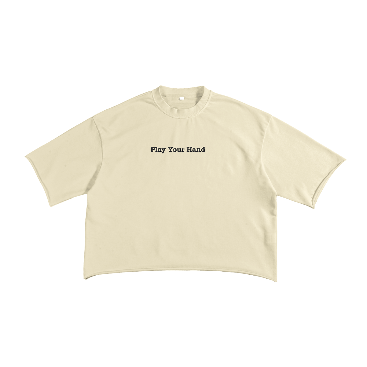 TBF Terry Raw Edge T-Shirt