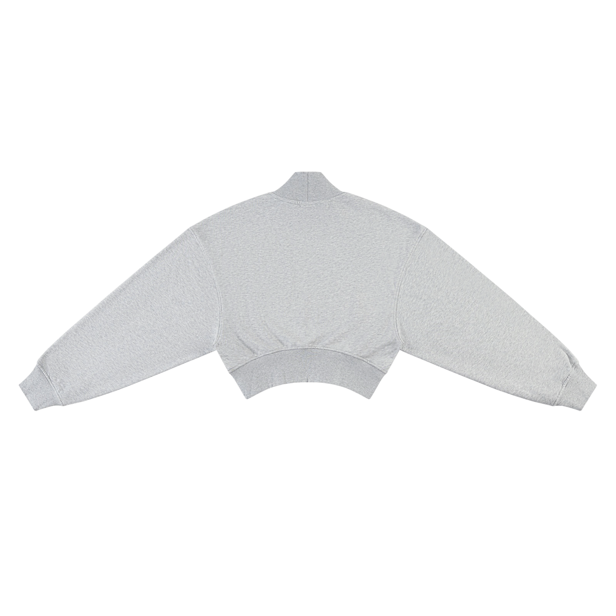 Queen of Spades Crop Mock Neck Sweatshirt