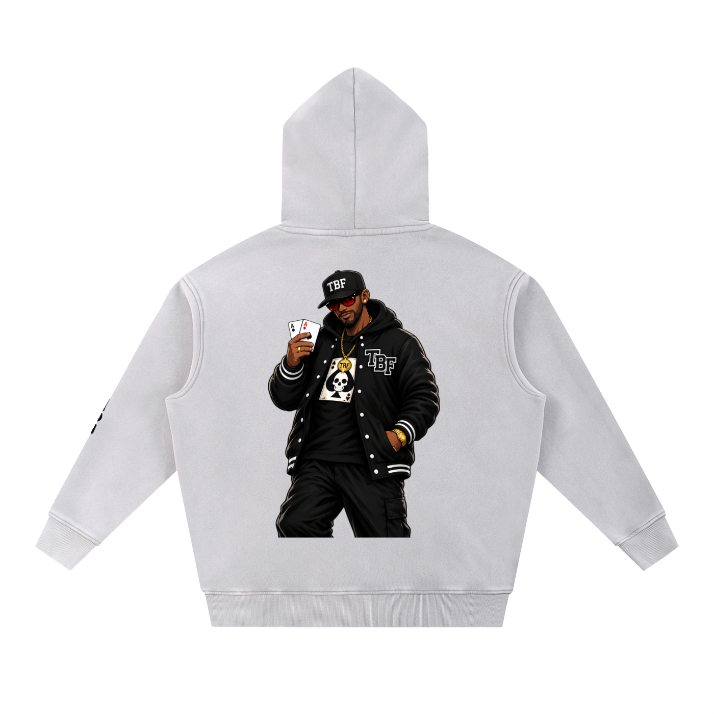Snow Wash Fleece Oversize Hoodie