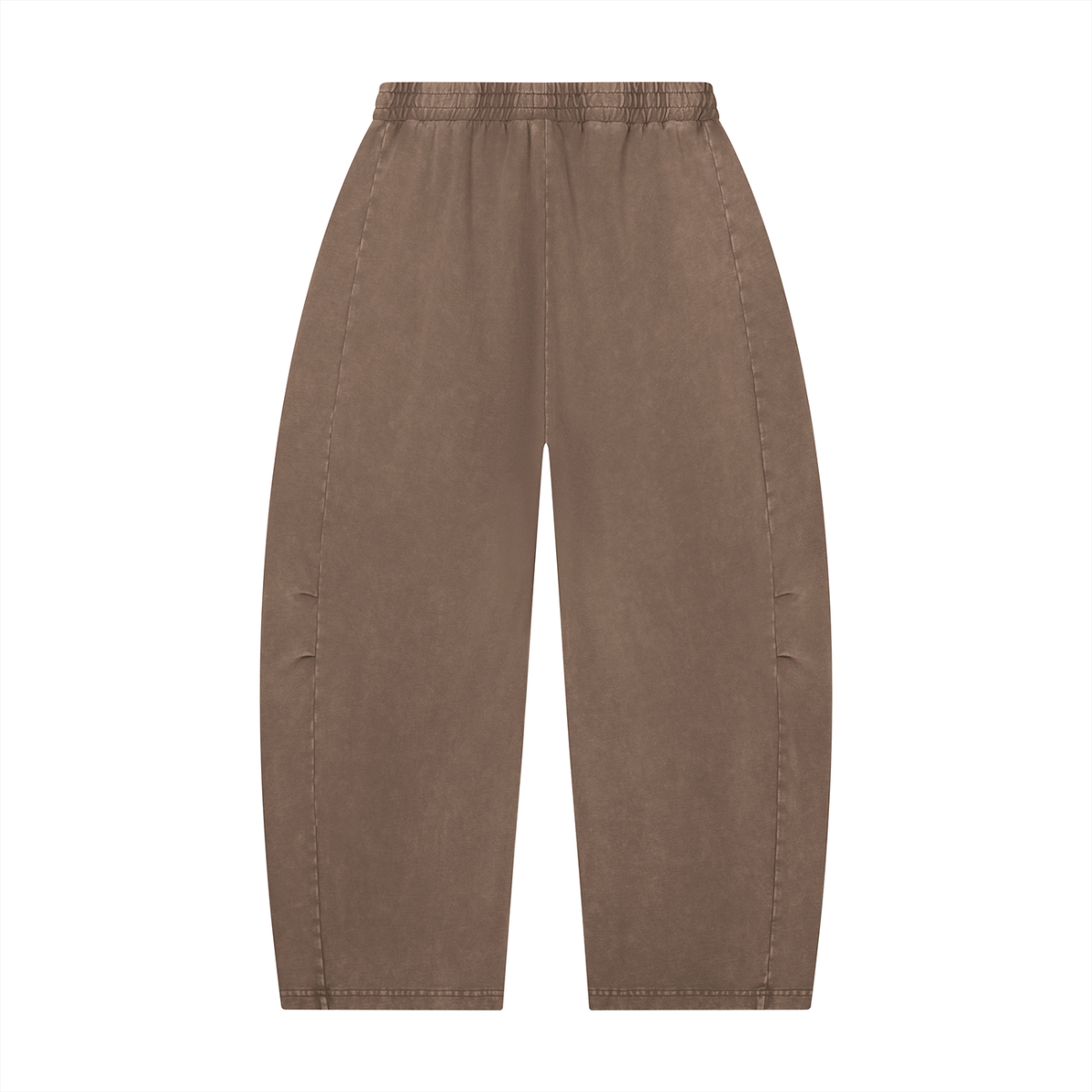 TBF Unisex Mineral Wash Barrel Leg Pants