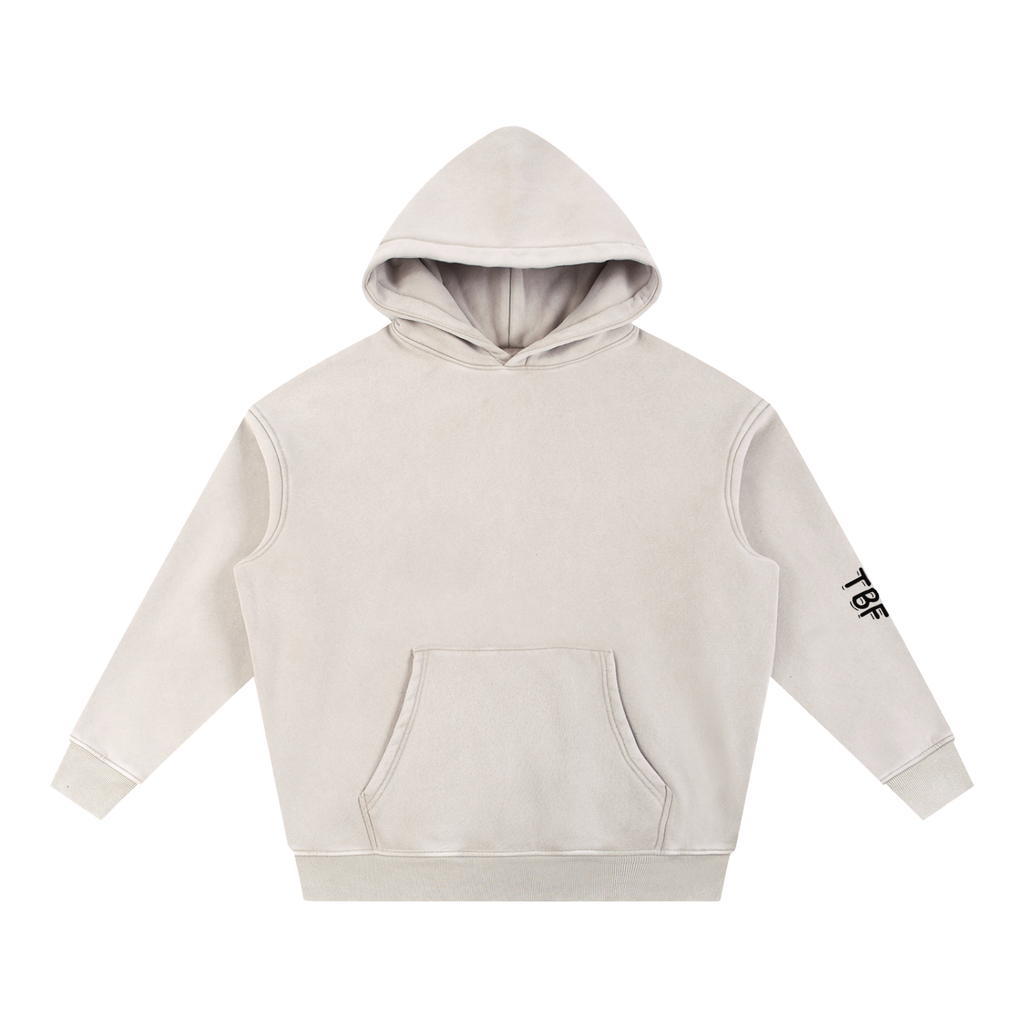 Snow Wash Fleece Oversize Hoodie