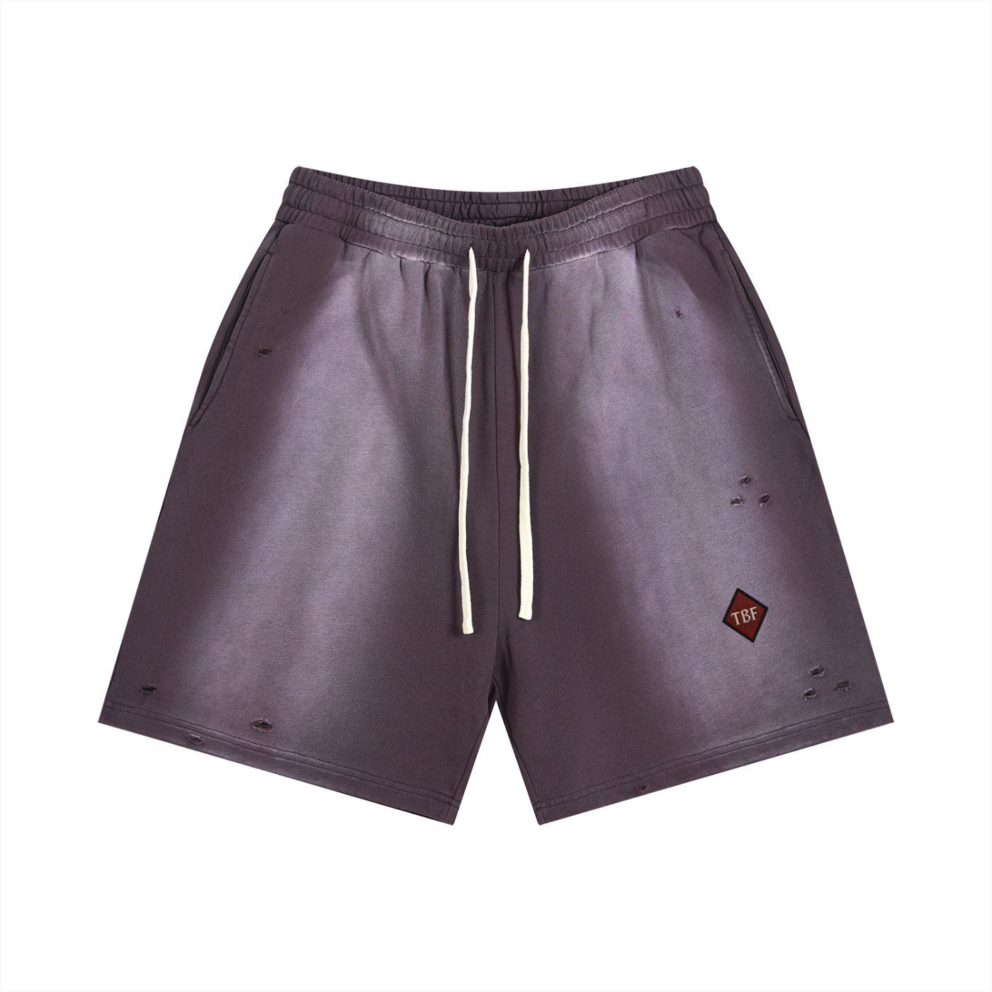 TBF Diamond Distressed Shorts
