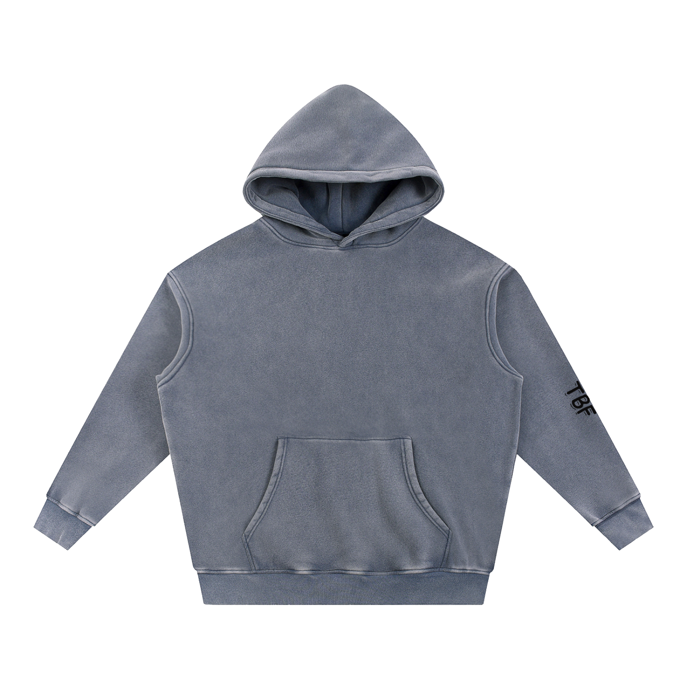 Snow Wash Fleece Oversize Hoodie