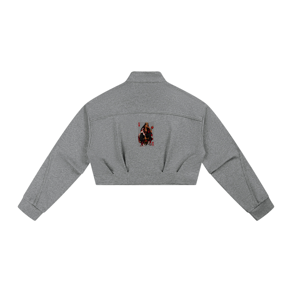 Queen of Hearts Women's Button-Front Jacket