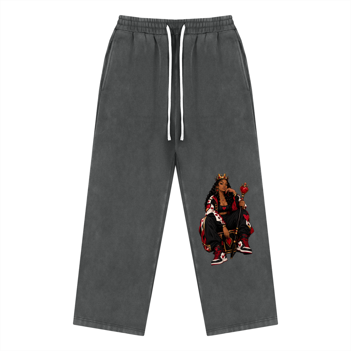 Queen of Hearts Vintage Wash Sweatpants