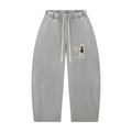 TBF Unisex Mineral Wash Barrel Leg Pants