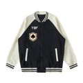 Spade Two Tone Raglan Sleeve Varsity Jacket