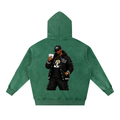 Snow Wash Fleece Oversize Hoodie