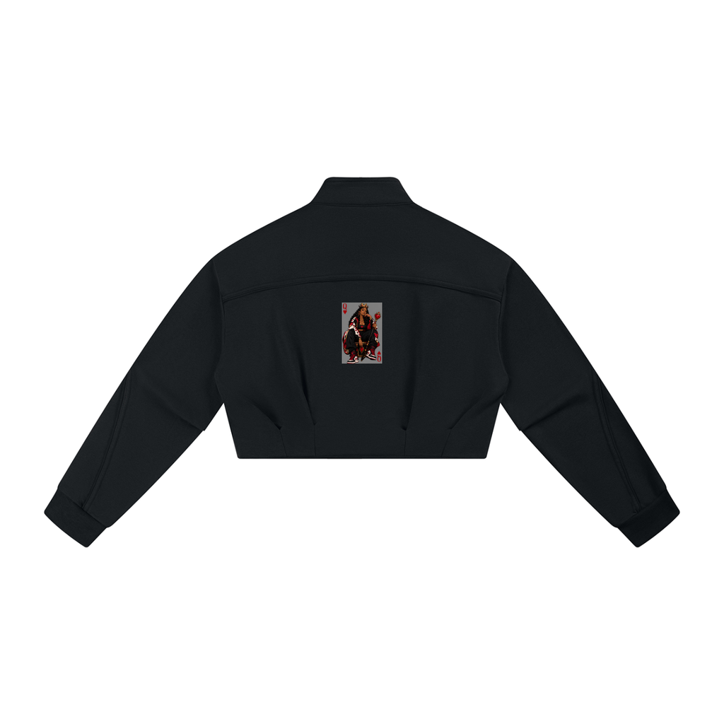Queen of Hearts Women's Button-Front Jacket