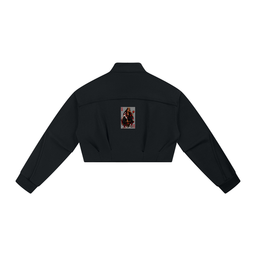 Queen of Hearts Women's Button-Front Jacket