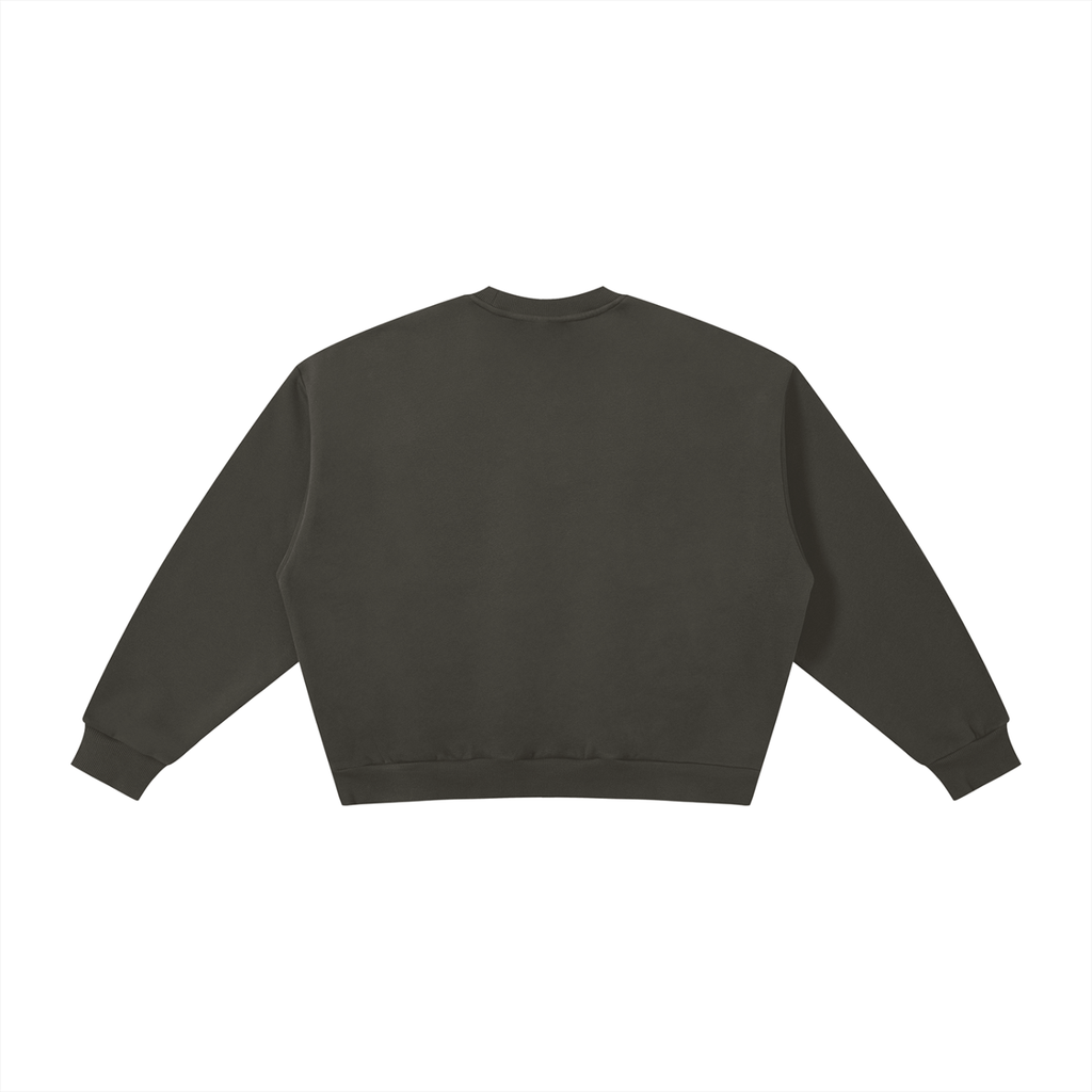 TBF Logo Boxy Fleece Crewneck Sweatshirt