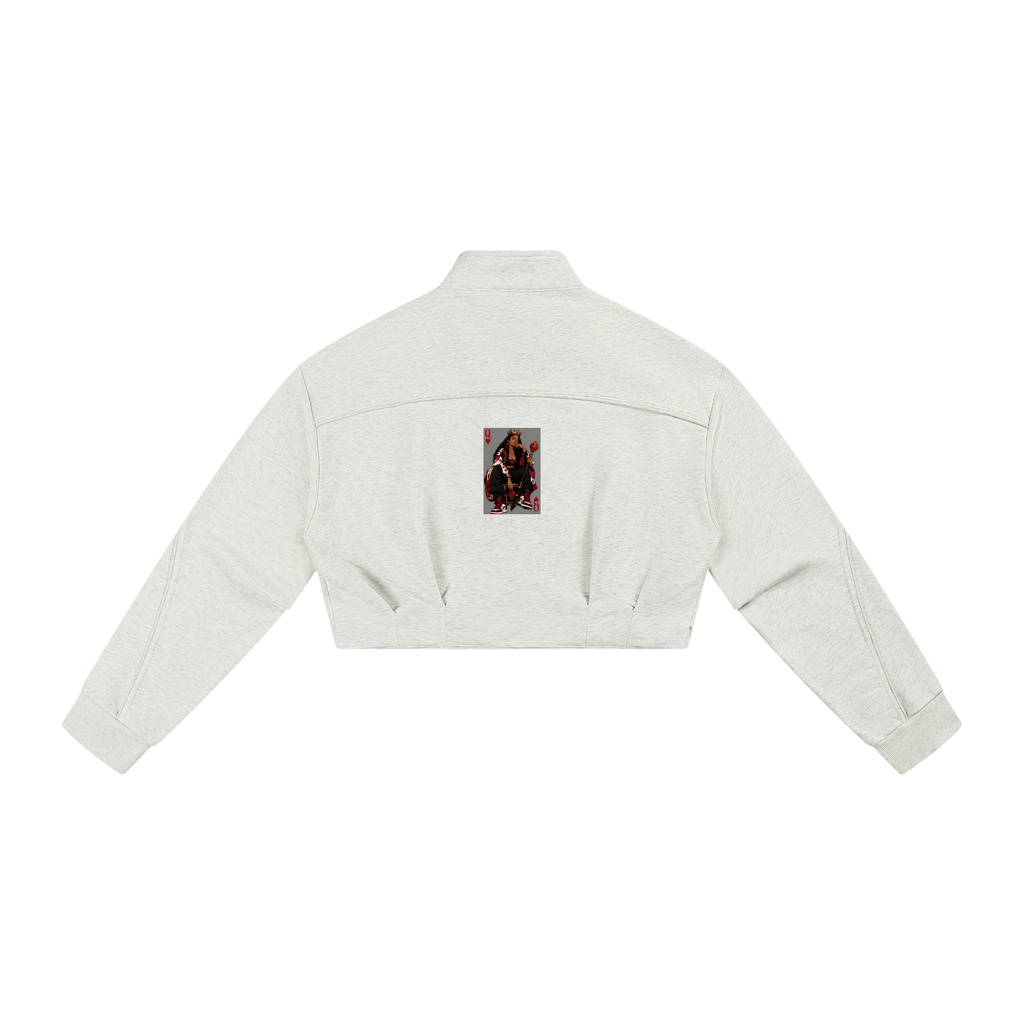 Queen of Hearts Women's Button-Front Jacket