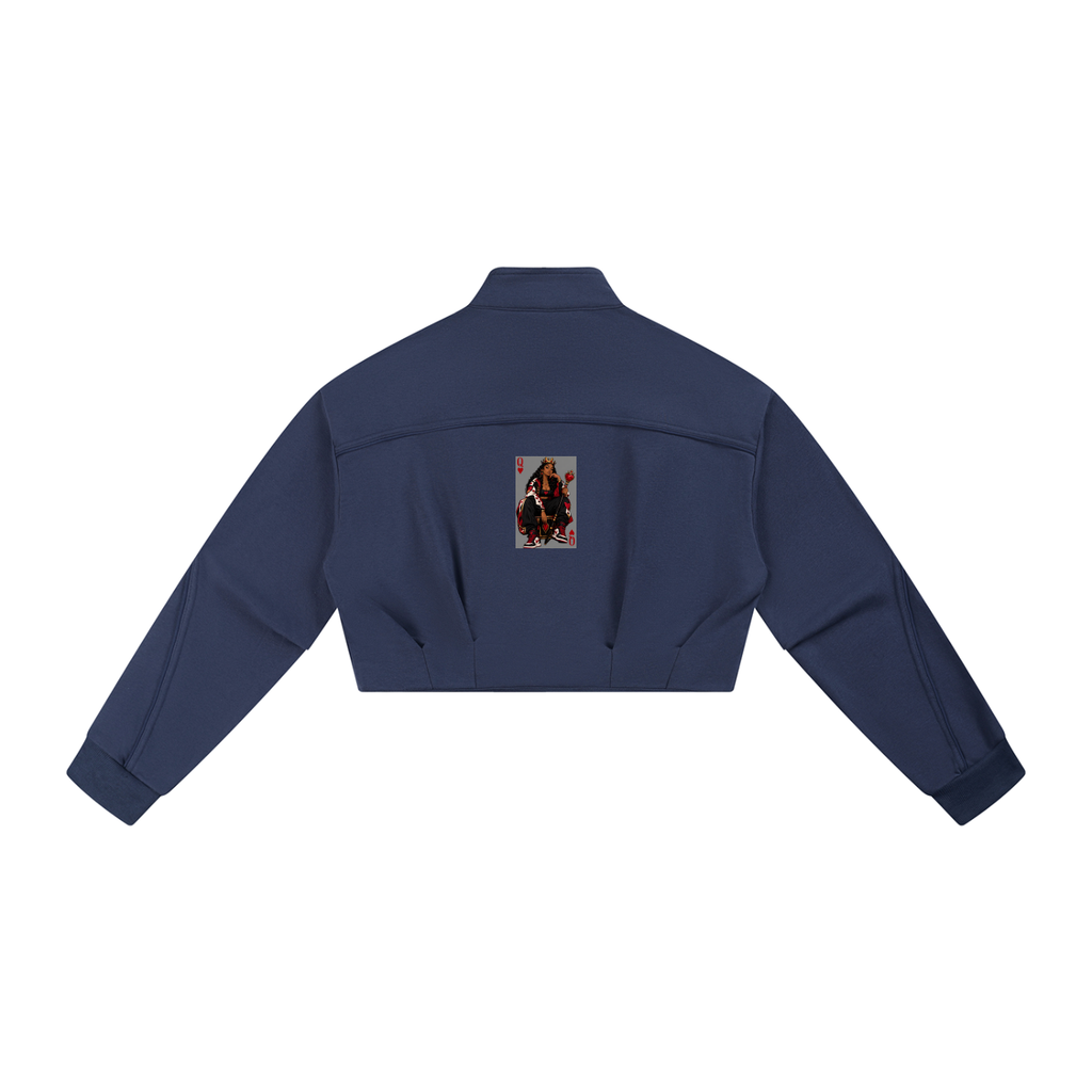 Queen of Hearts Women's Button-Front Jacket