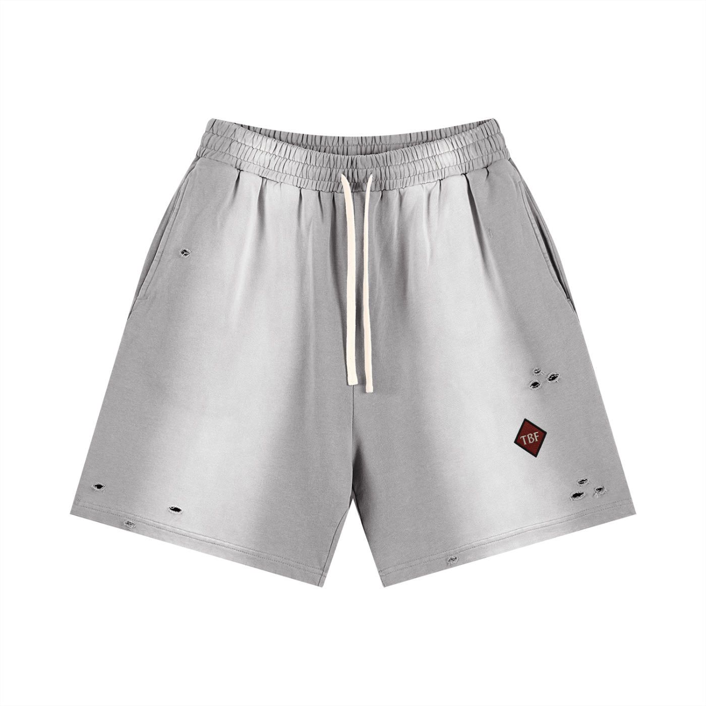 TBF Diamond Distressed Shorts