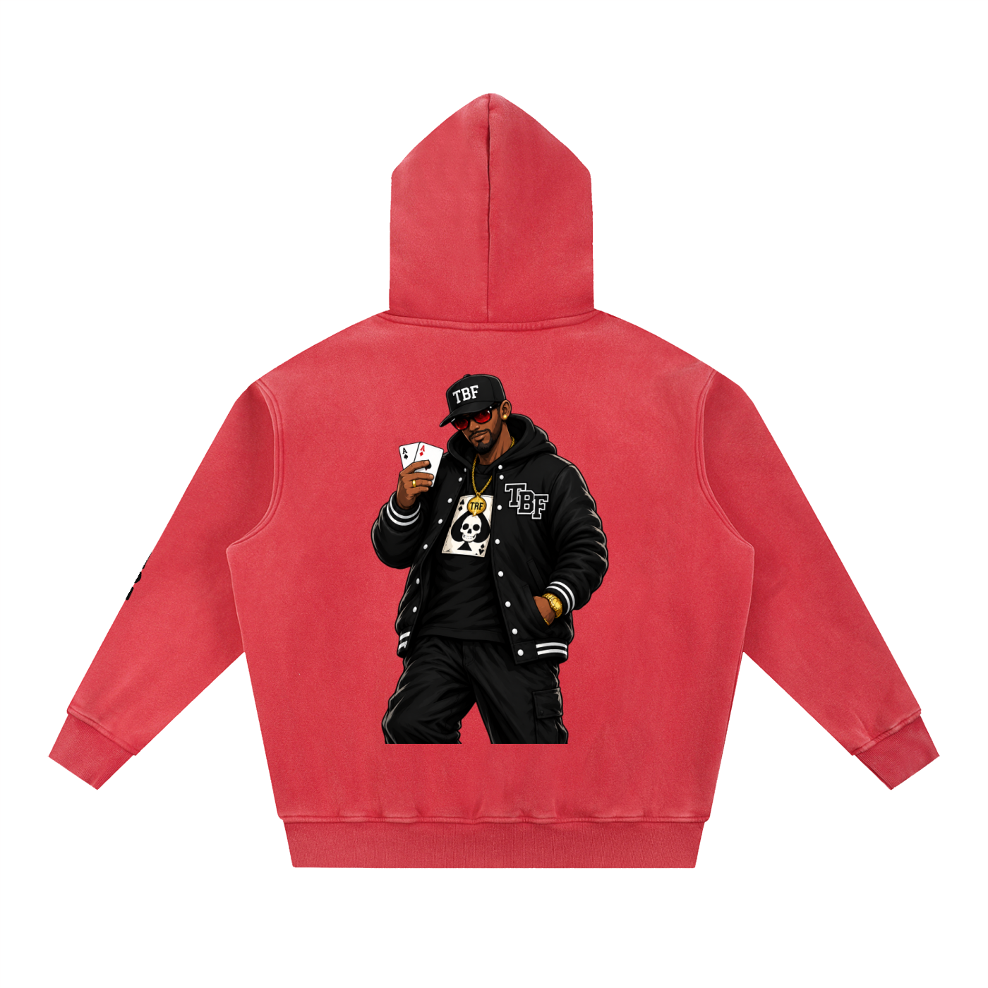 Snow Wash Fleece Oversize Hoodie