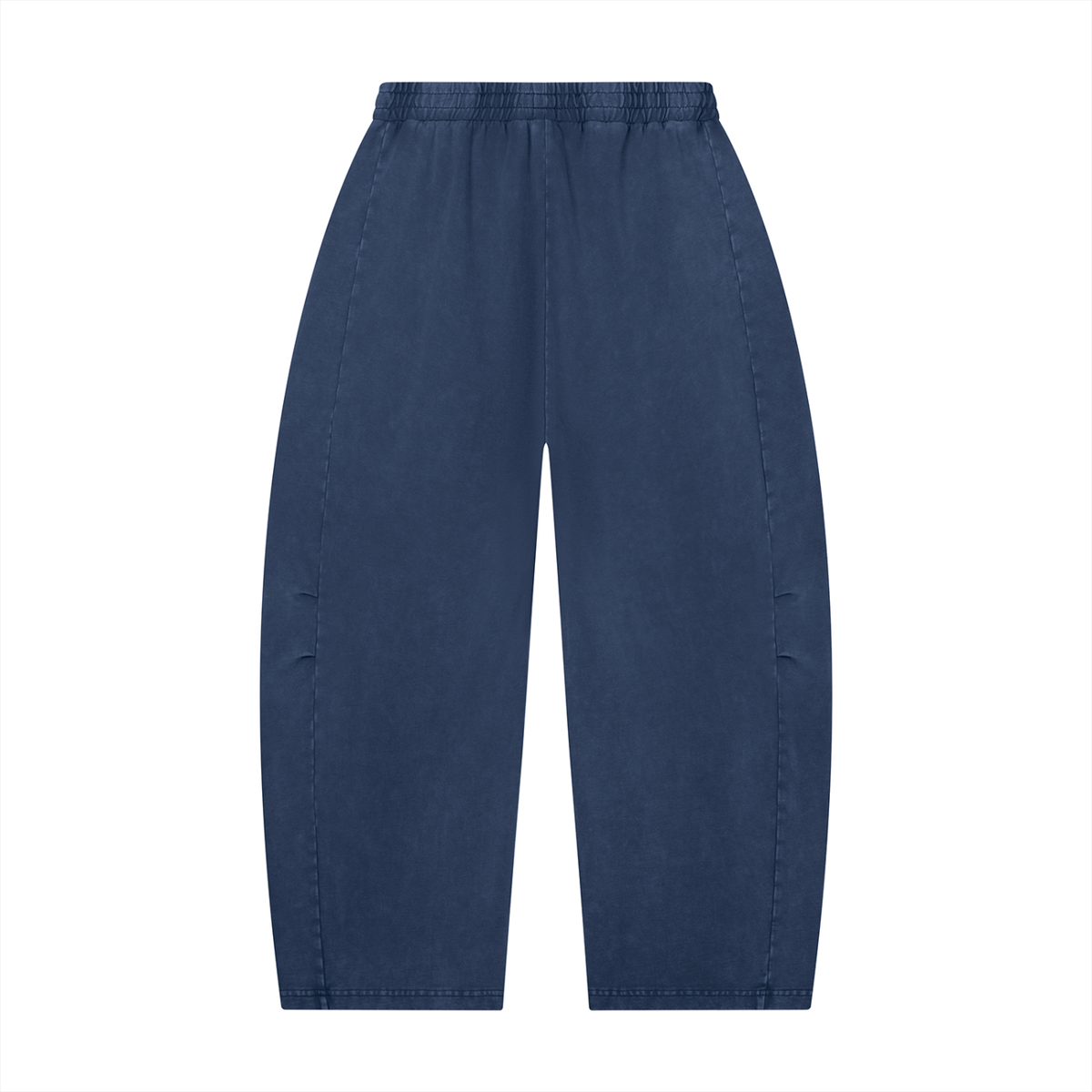 TBF Unisex Mineral Wash Barrel Leg Pants